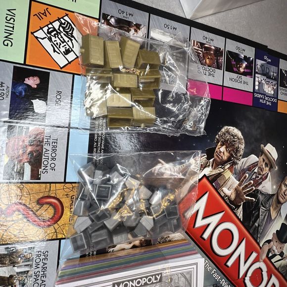 Monopoly Doctor Who 50th Anniversary Collector’s Edition Open Box Original Pac.. - Picture 9 of 16